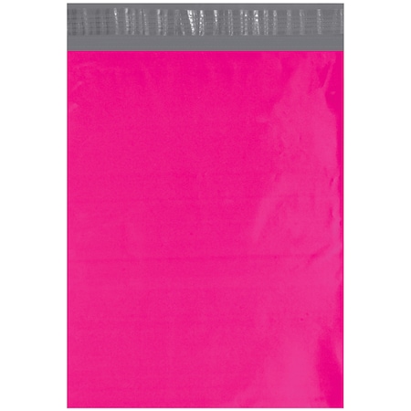 Partners Brand Poly Mailers, 12" x 15 1/2", Pink, PK100 CPM1215P